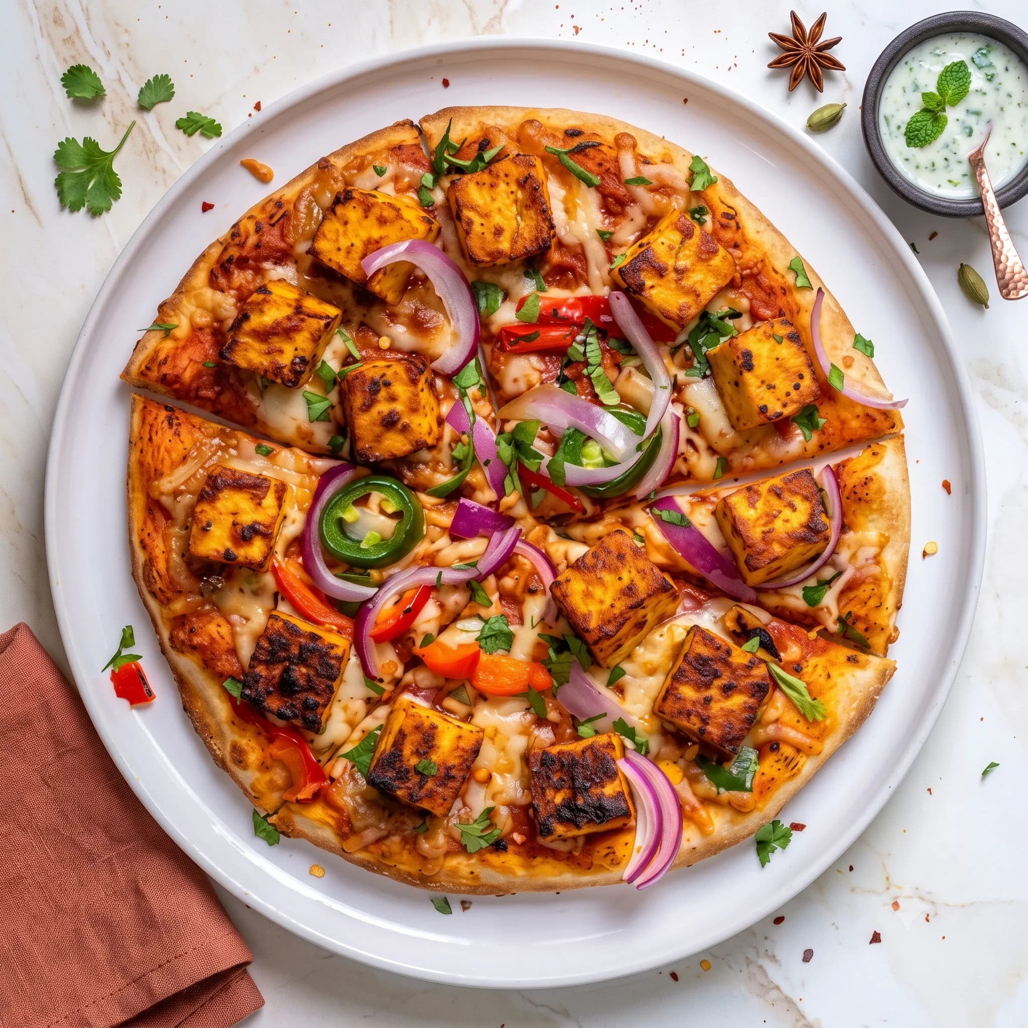 Tandoori Paneer Pizza