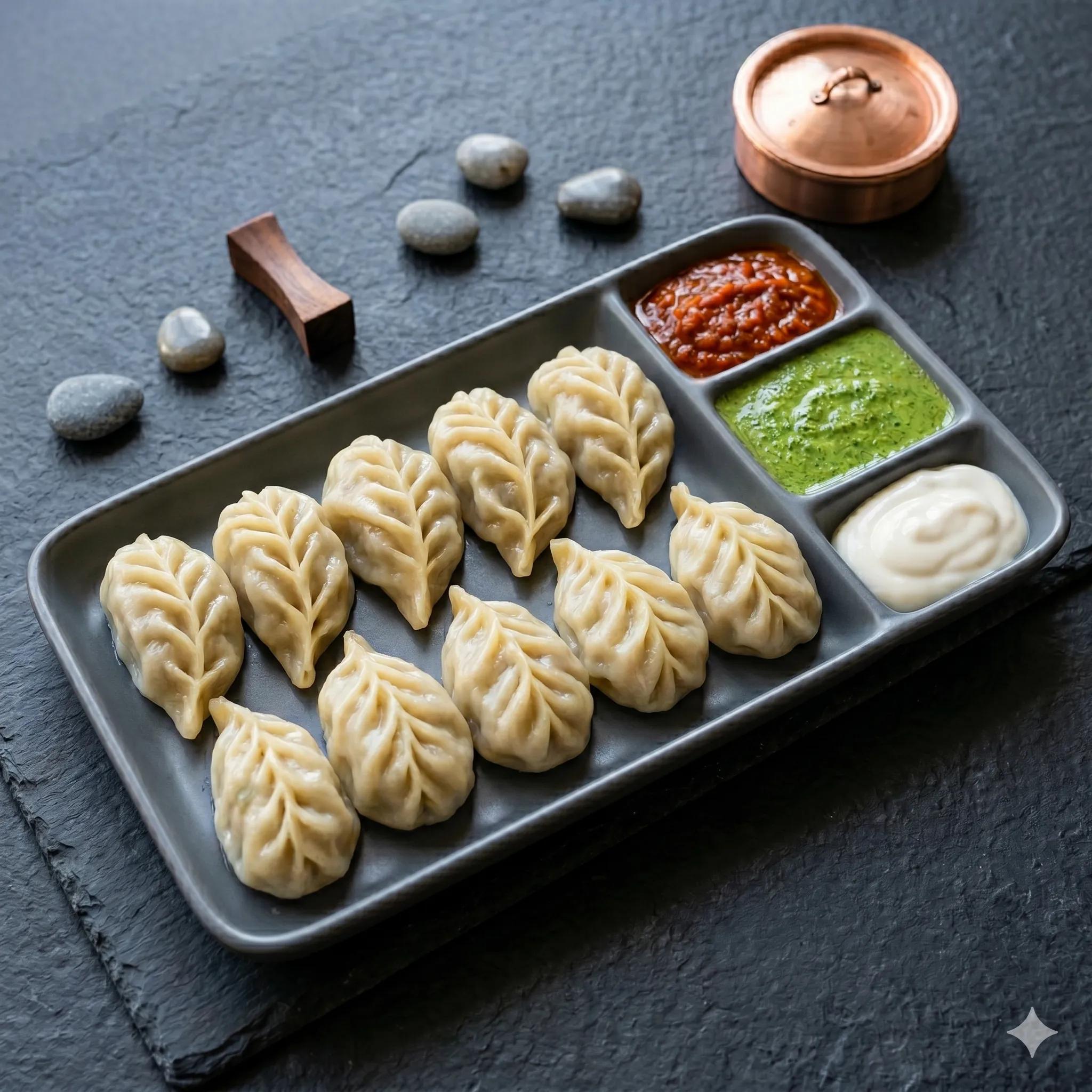 Veg Momos (Steamed Dumplings)