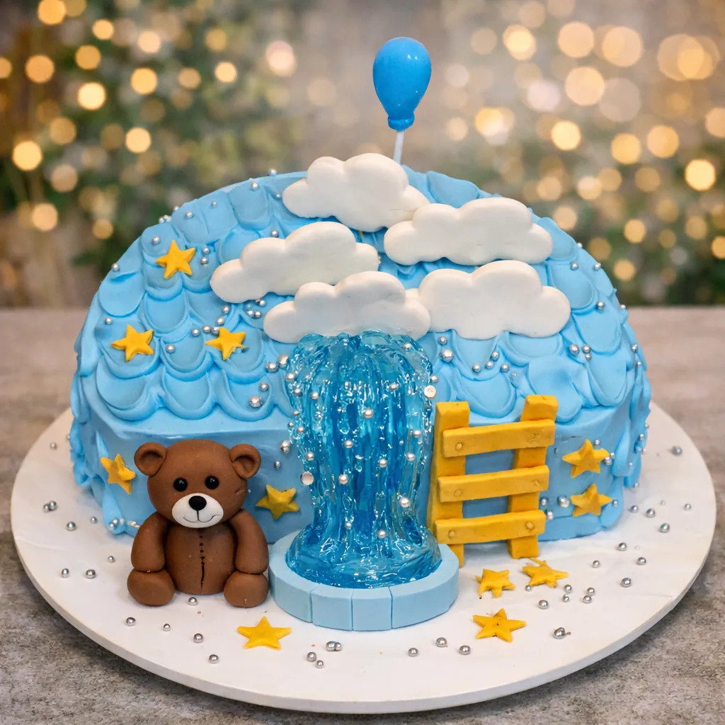 Semi-Fountain Cake